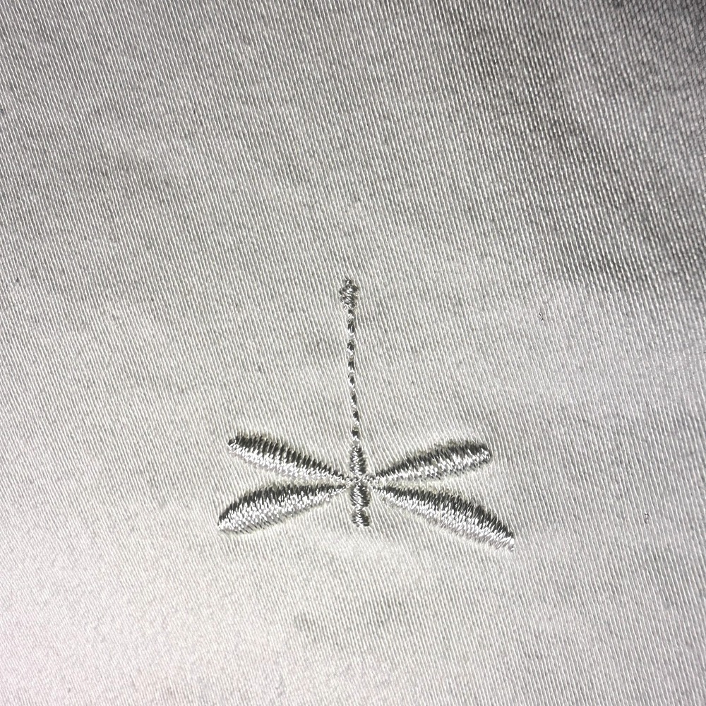 Talbots Dragonfly Embroidered Chino Skirt Womens Size 8 White Cotton Preppy Y2K - Picture 5 of 7